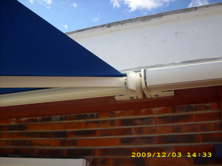 Toldo extensible con cofre