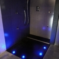 Ducha con iluminación