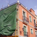 Fachada en ejecución