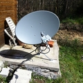 Internet rural vía satélite
