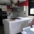 Península en cocina