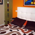 Pintura plástica en dormitorio