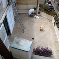REHABILITACION DE TERRAZA CON MATERIAL IMPERMEABLE TRANSPARENTE Y TRANSITABLE