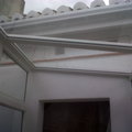 TECHO DE PVC Y CRISTAL