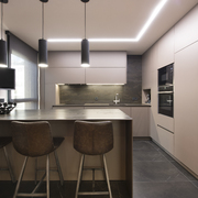 Cocina con península