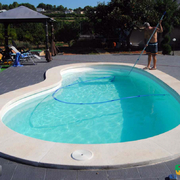 Instalacion de Lona de Piscina. Cobertor de Invierno