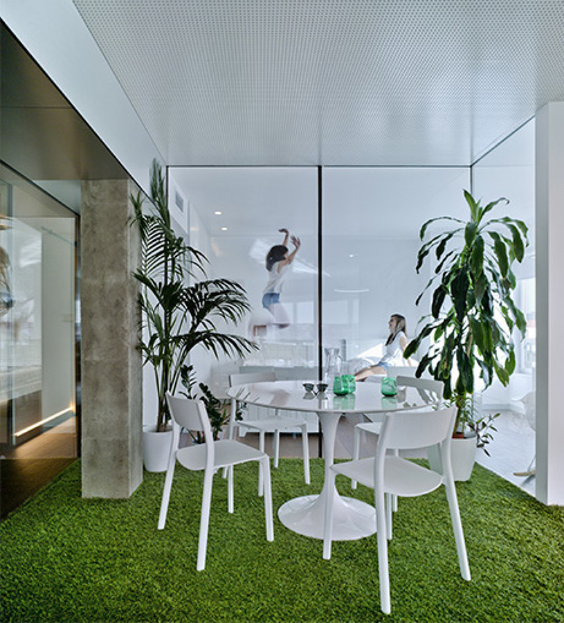 El antes y Después una Vivienda con el Jardín dentro de Casa | Ideas