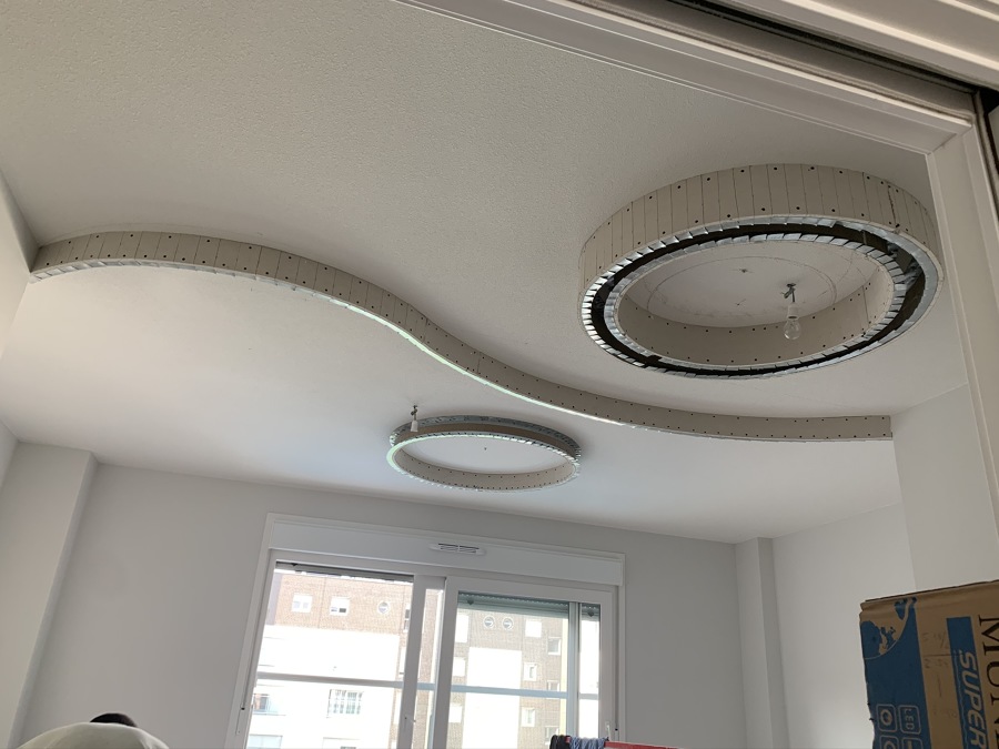 Diseño de Techo con Tiras Led | Ideas Pladur