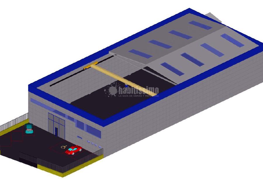 Obra civil Nave Industrial para taller de carpintería metálica en Carlet