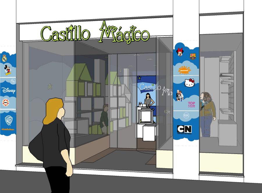 3D del proyecto de Fachada