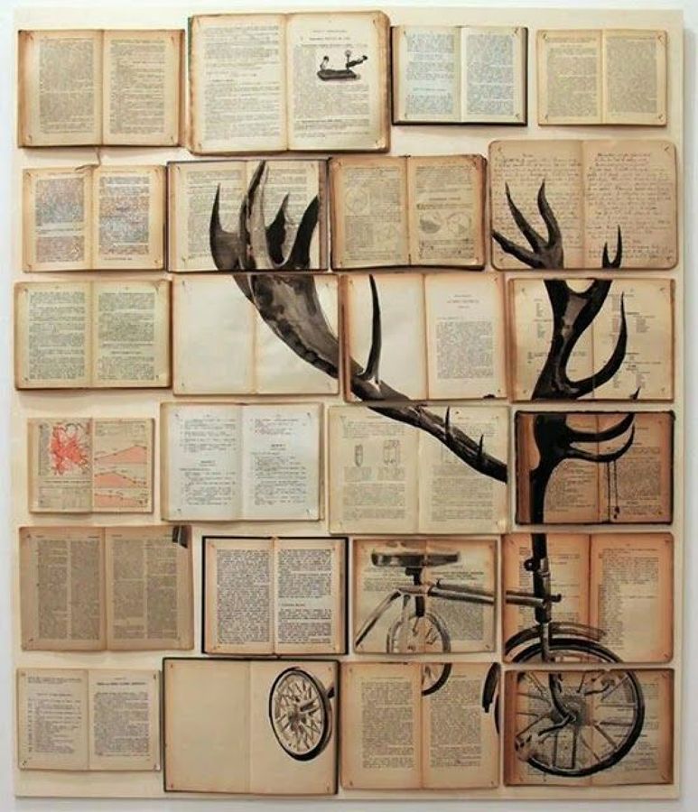 decoración libros