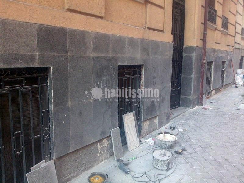 Rehabilitacion de fachada - portal