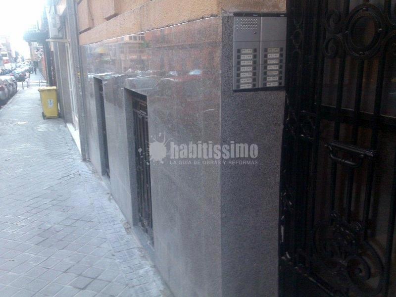 Rehabilitacion de fachada - portal