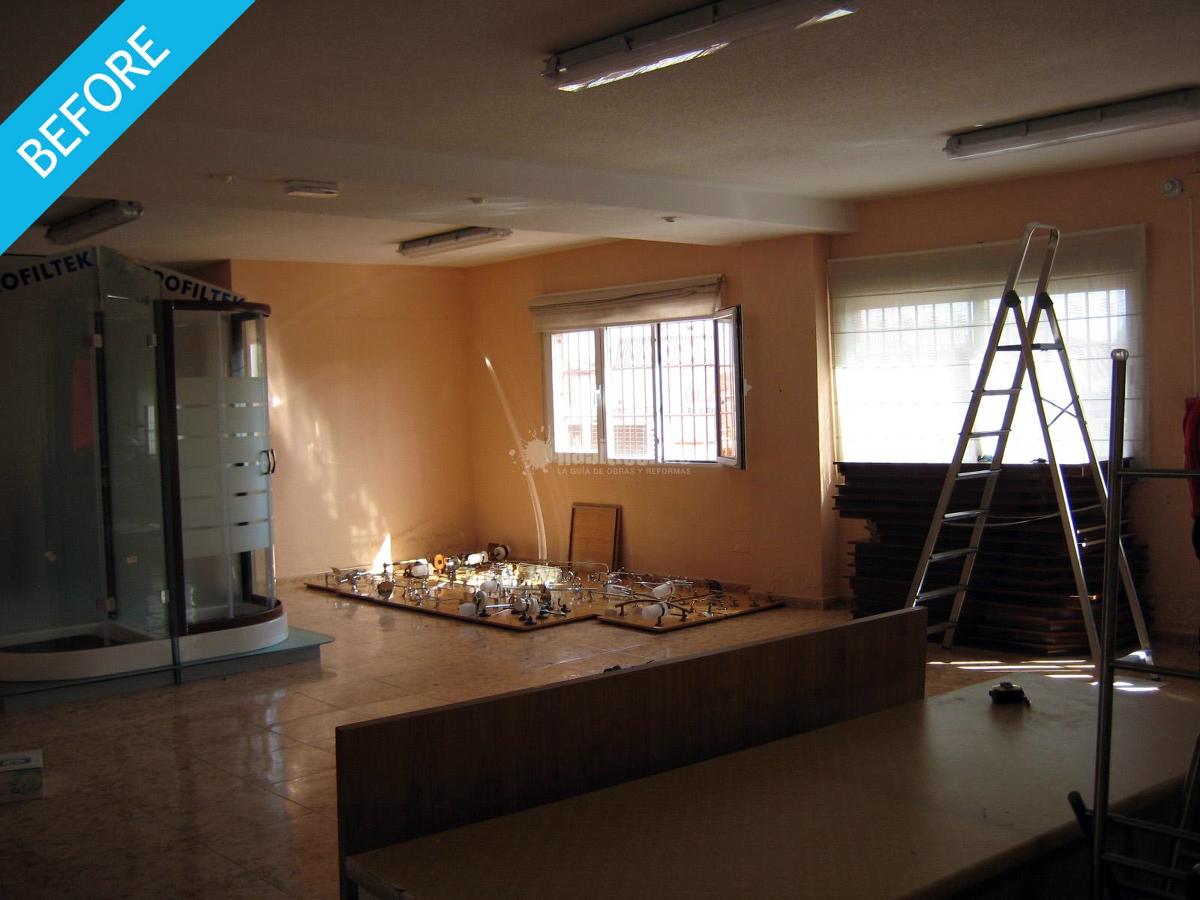 Cambio de imagen en local comercial en Ciempozuelos
