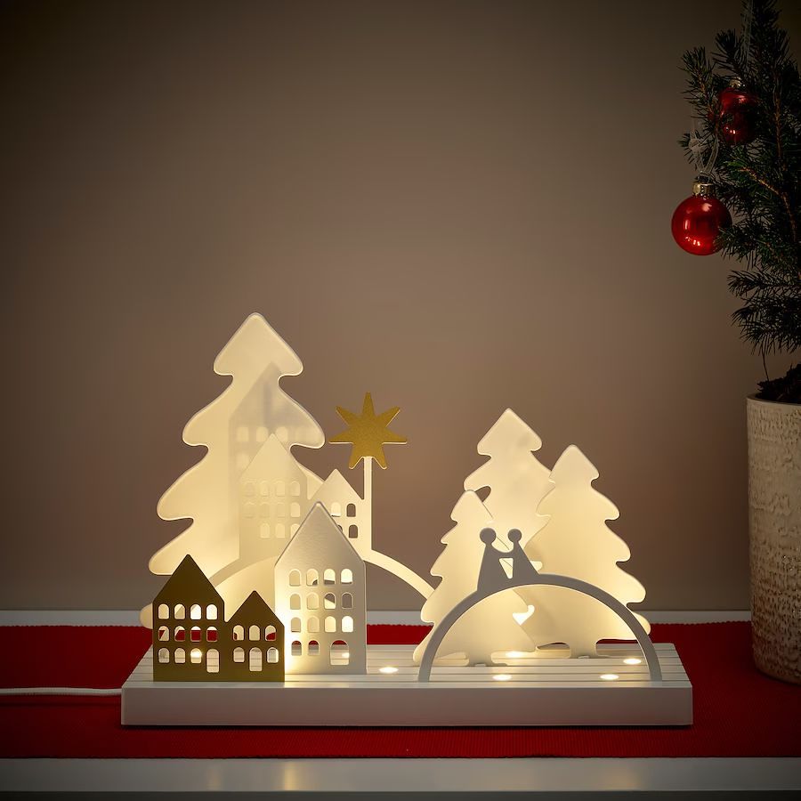 Adorno de mesa LED navideño