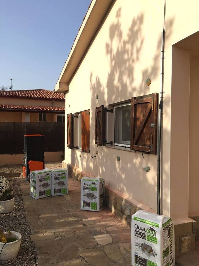 aislamiento insuflado celulosa unifamiliar