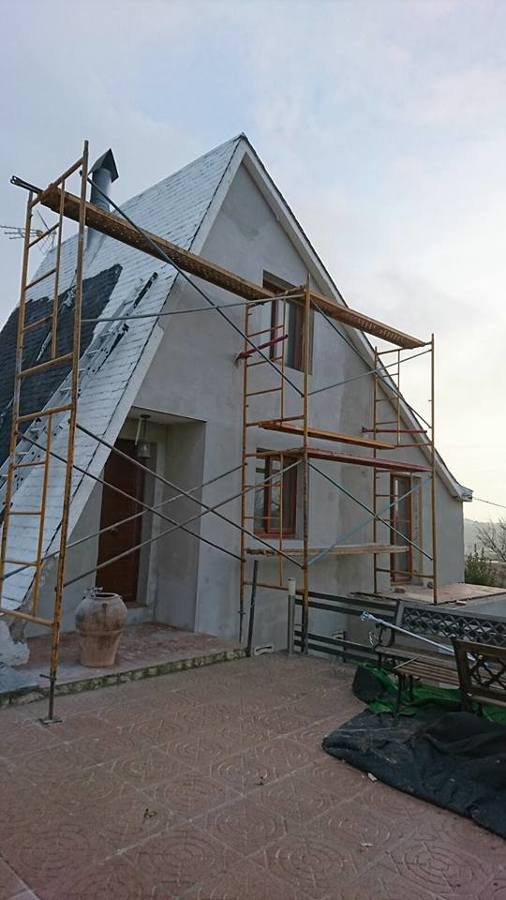 Aislamiento SATE con placas fibra madera pavatex