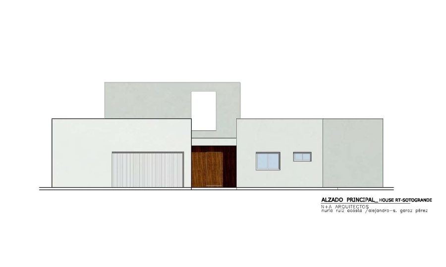 alzado principal