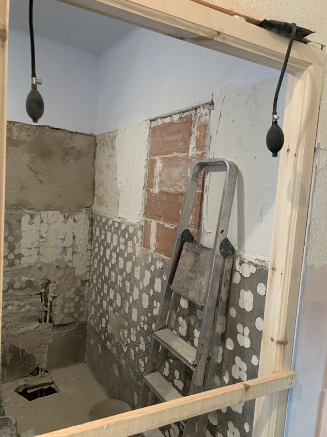 Antes de instalar la puerta