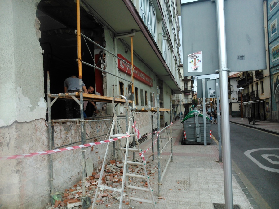 Apertura de huecos en fachada