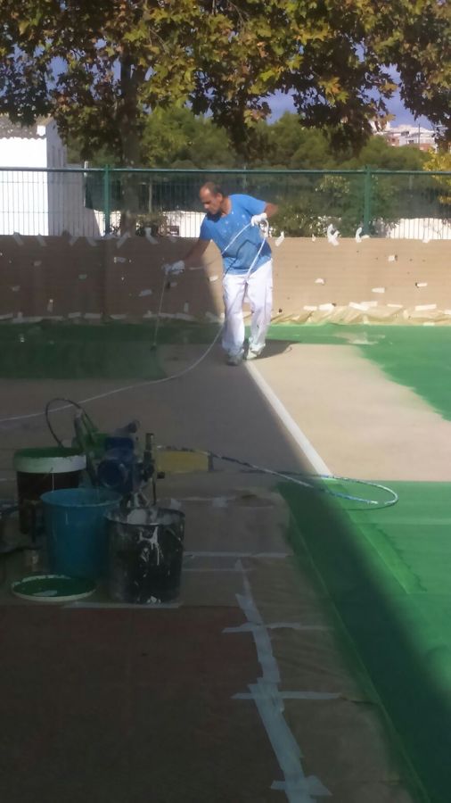 Aplicación con airless
