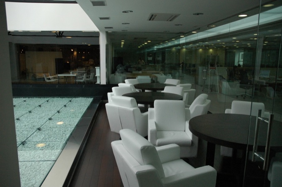 Area de descanso en oficinas.