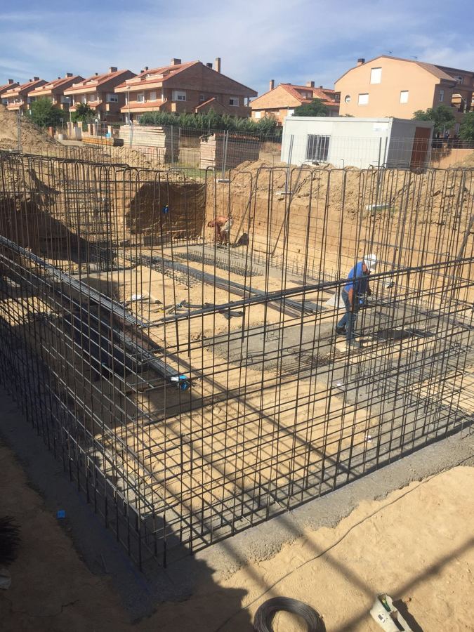 Armado de los muros de sótano