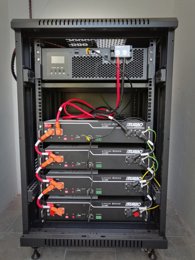 Armario para inversor Rack y baterías