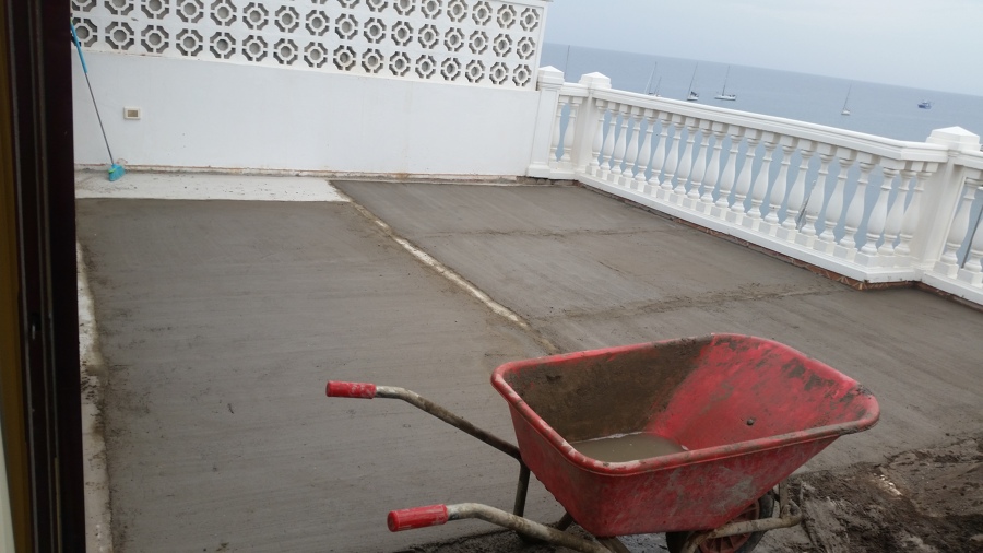 Atezado de terraza 