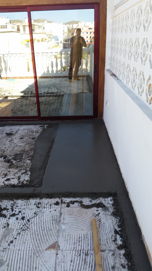 Atezado de terraza 