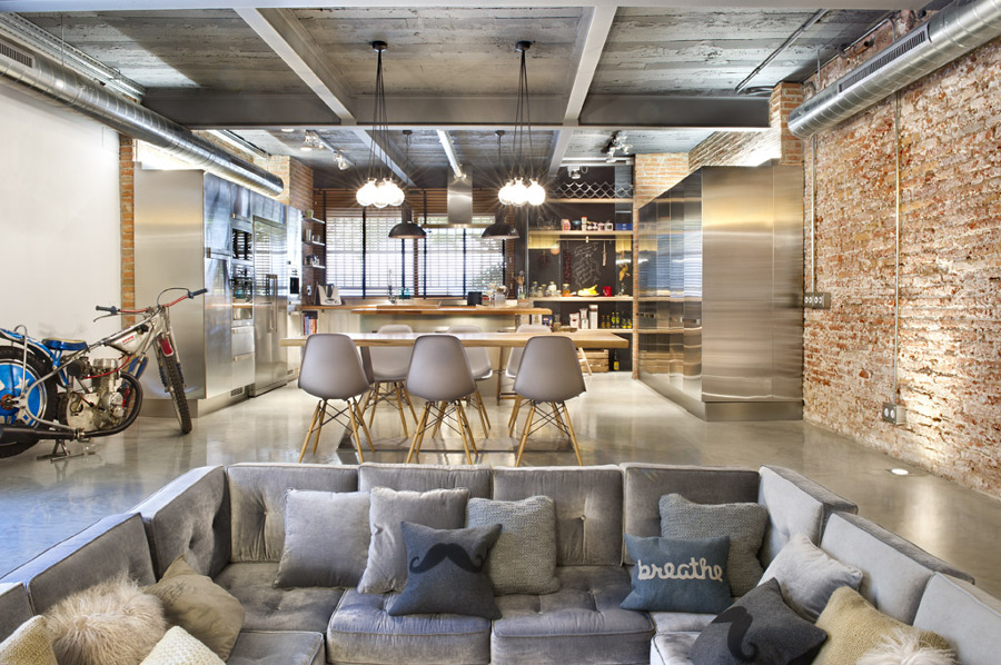 Bajo comercial convertido en loft (Terrassa)