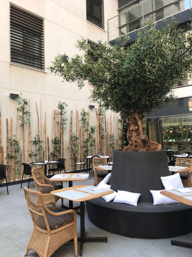 Banco jardinera