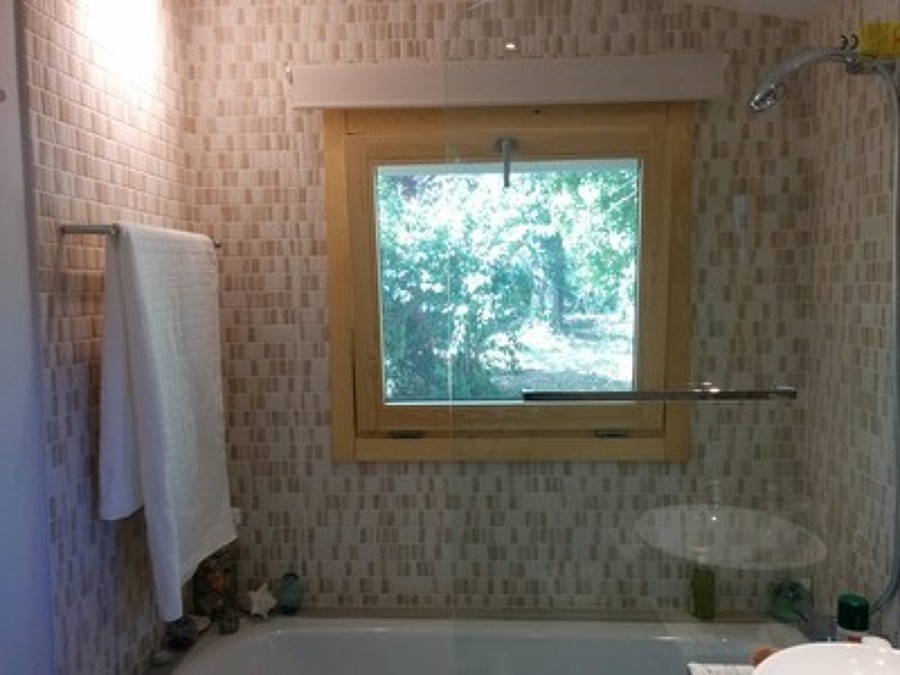 Bañera en el baño