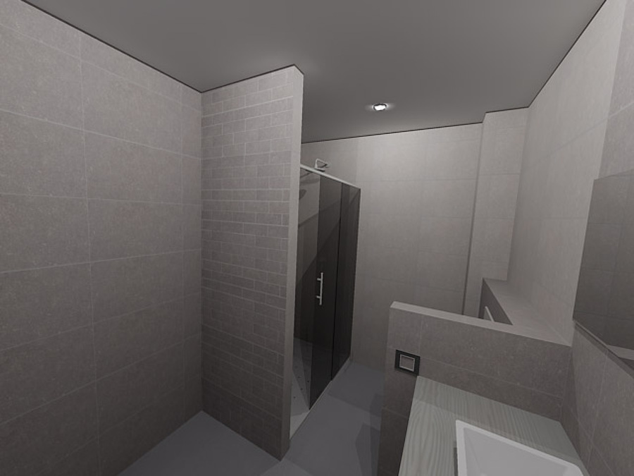 Baño 1 en 3D