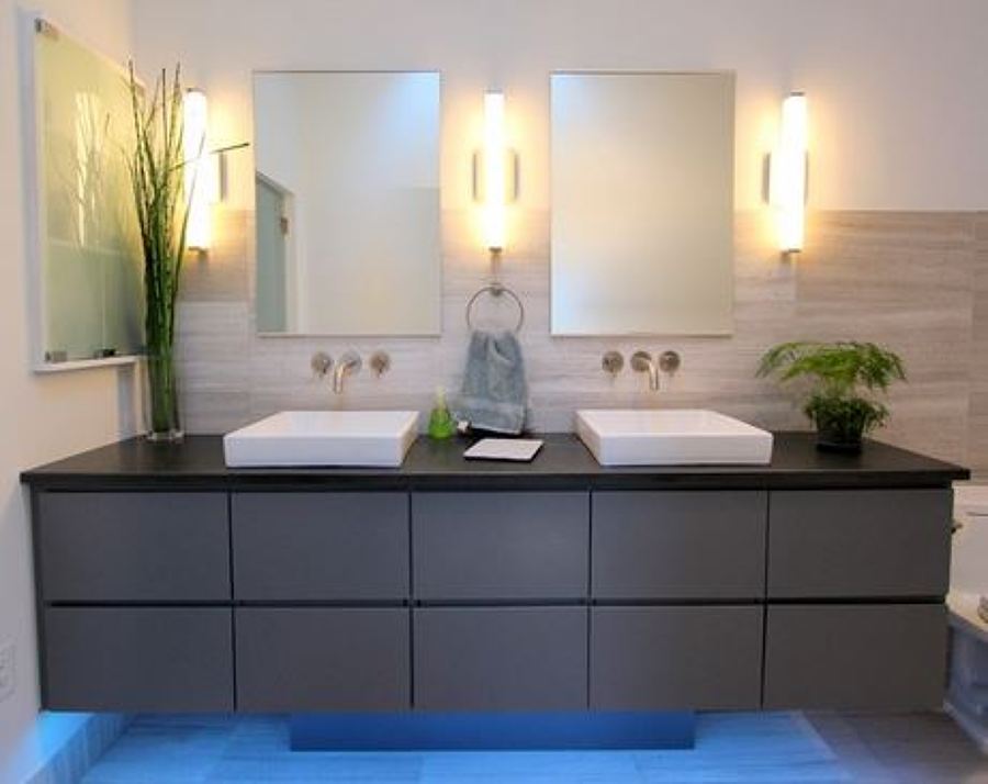 Baño ocre