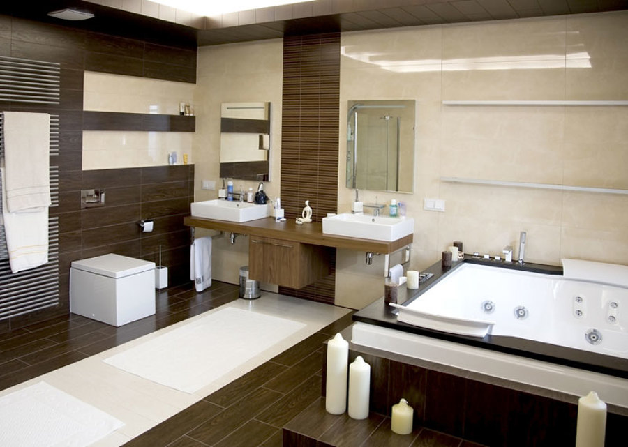 Baño decorado