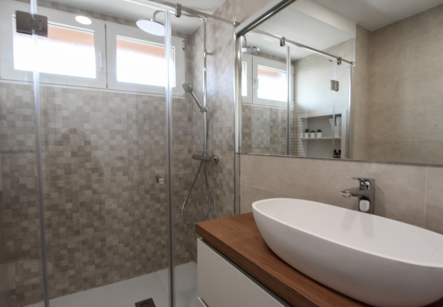 Baño en beige