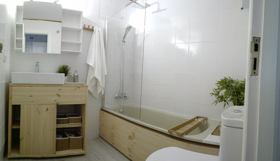Baño en dormitorio