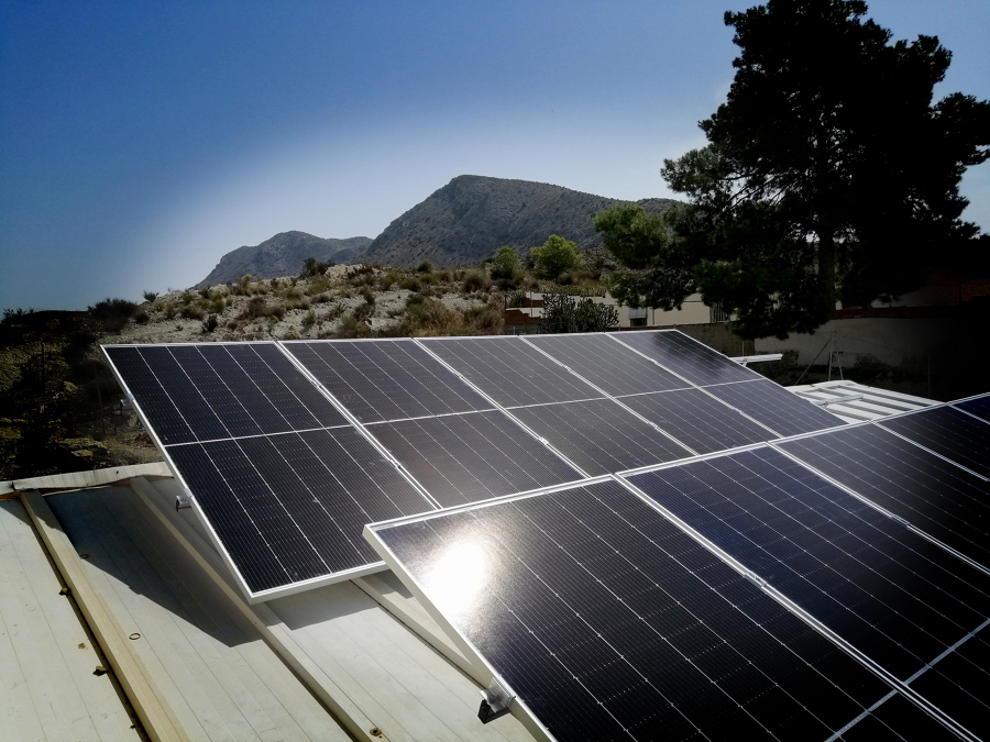 Batería de paneles solares