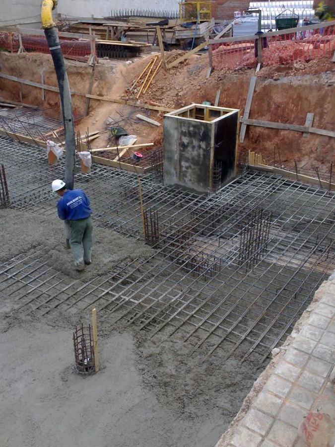 bombeo hromigon en losa cimentacion