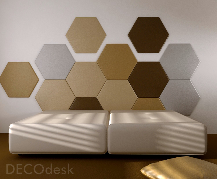 cabeceras de cama hotel hexagonos