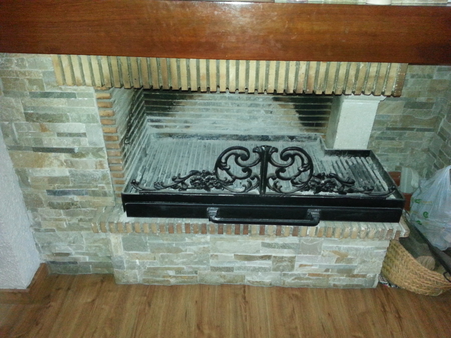 Foto: cajón pcon decoración para chimeneas de cerrajeria f ...