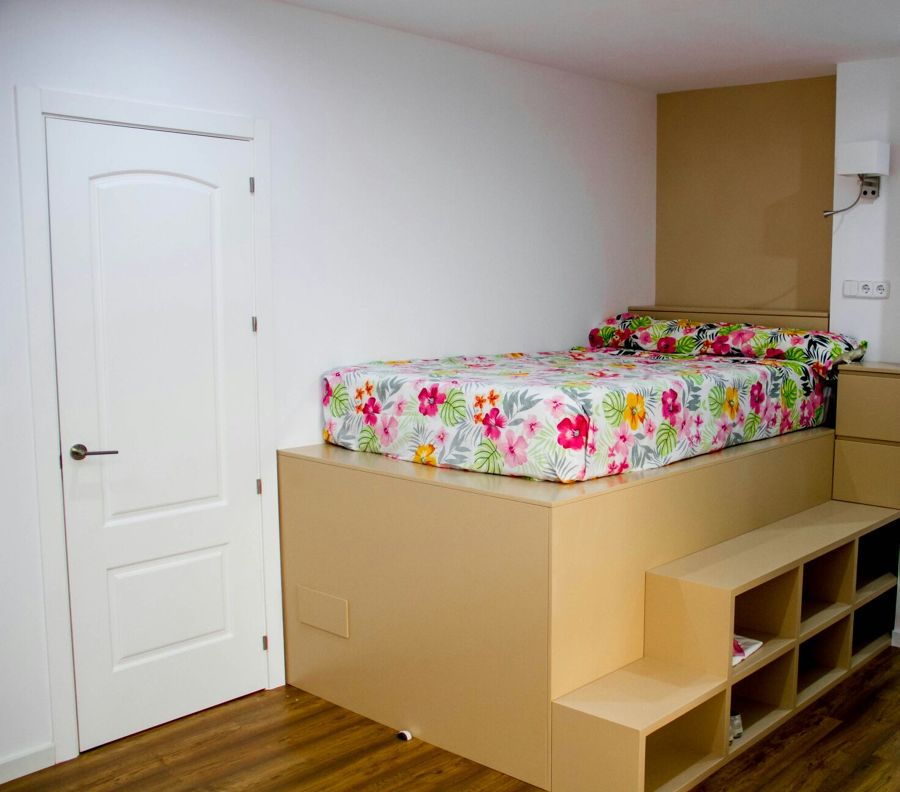 Cama alzada