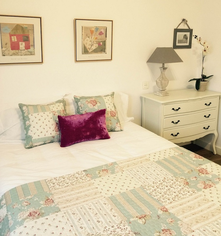 Cama decorada