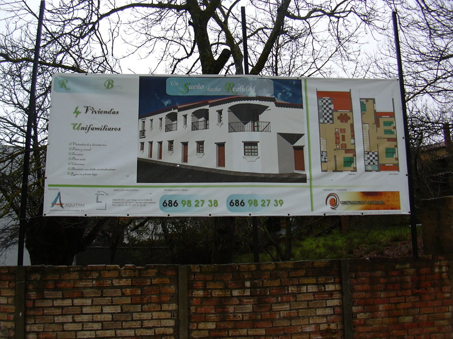 cartel de obras