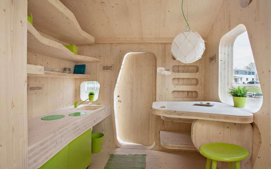 PodrÃas vivir en una casa de 1m²? descubre las casas más pequeñas ... Muebles de madera para casas pequeñas