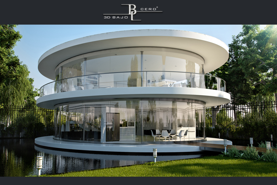 Casa Exteror en 3D