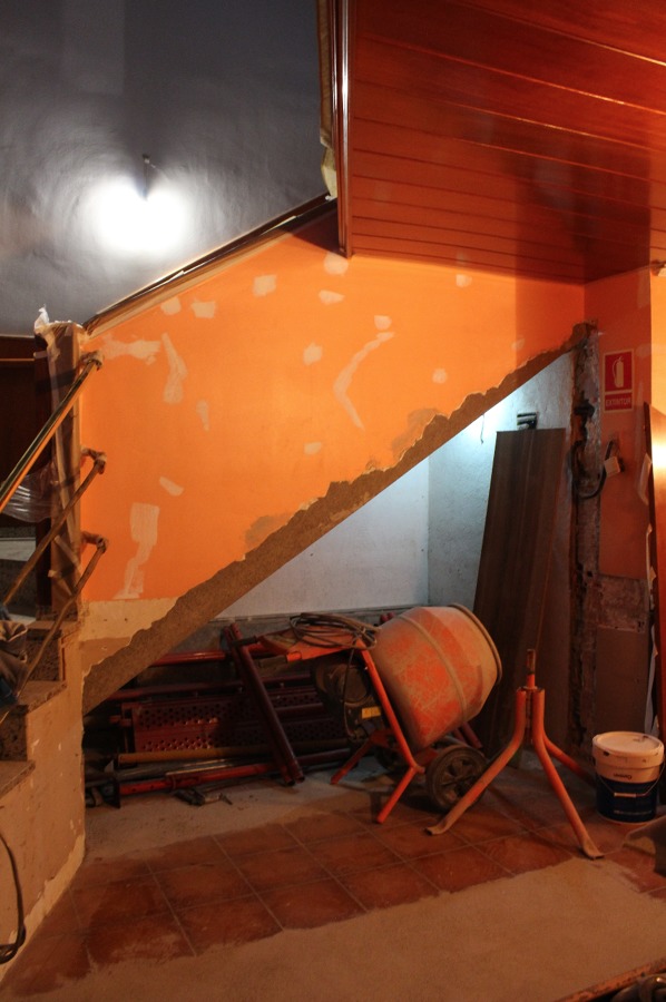Celler en el momento de construcción