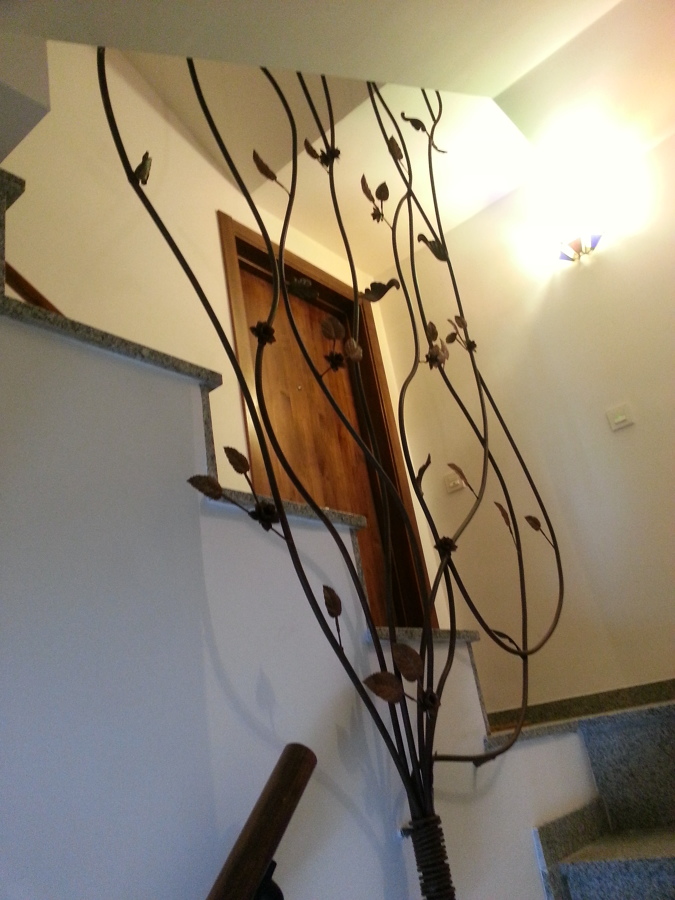 Cerrajeria decorativa en escalera