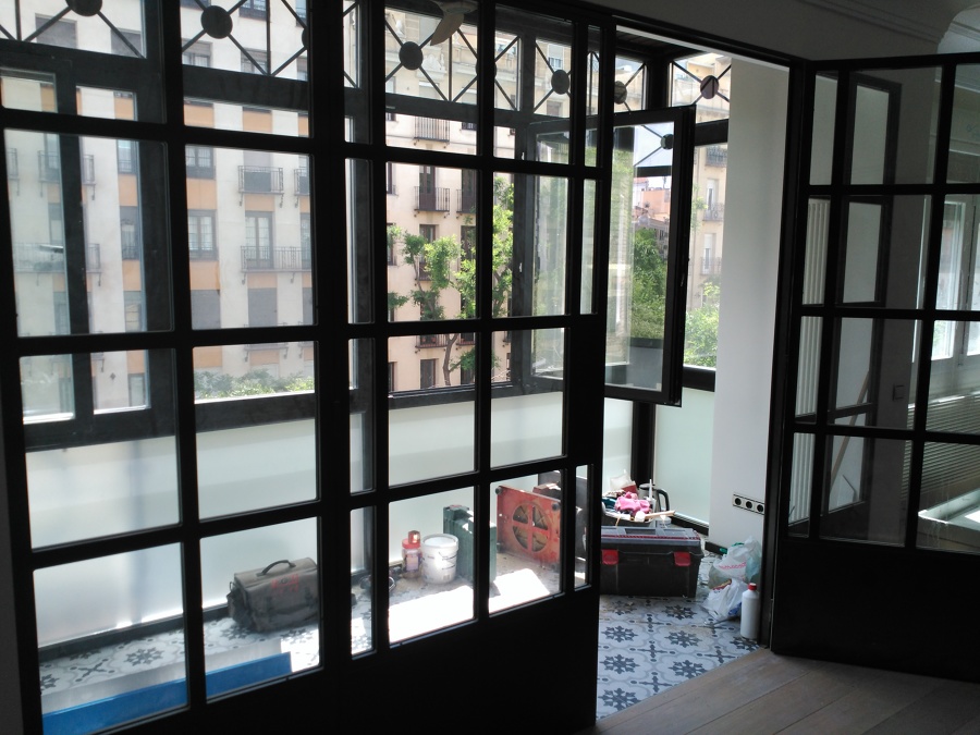 Cerrajería terraza salón